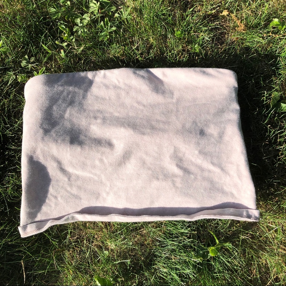 light mauve tube top